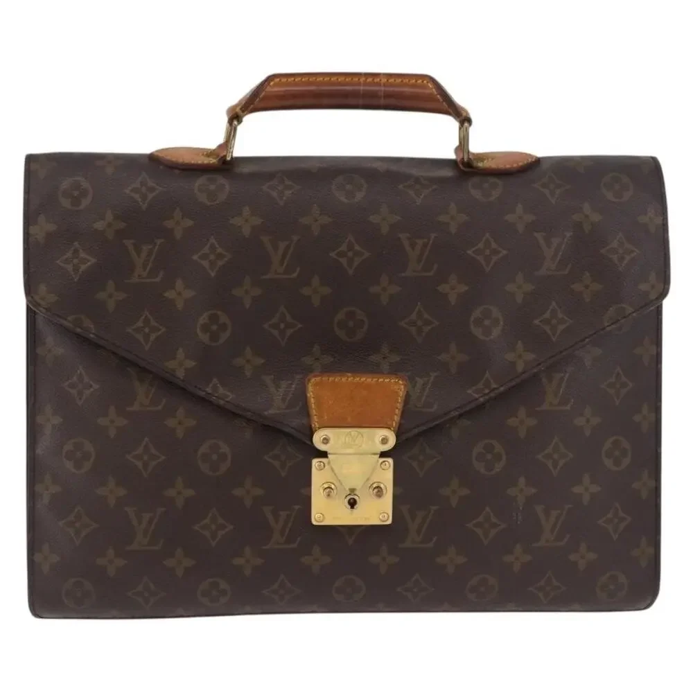Louis Vuitton Monogram Serviette Conseiller Briefcase Brown